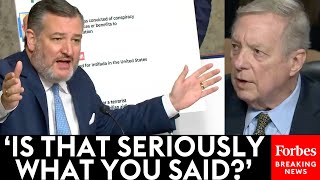 BREAKING NEWS Ted Cruz Absolutely Explodes At Dick Durbin Accuses Him Of Calling Him A Bigot [upl. by Htebirol]