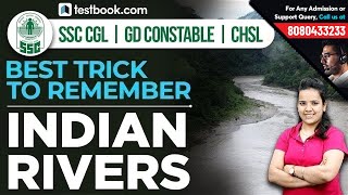 Best Trick to Remember All Indian Rivers amp Their Tributaries  Very Important for RRB SSC amp Bank [upl. by Welcome]