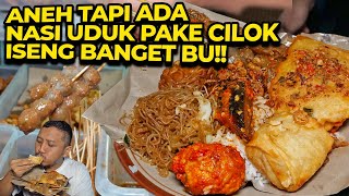 IBU IBU ISENG NASI UDUK DIJUAL PAKE CILOK MURAH DAN PALING RAME DI DEKET PINTU TOL [upl. by Kcirrez772]