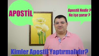 Apostil APOSTİL APOSTİL NEDİR  NE İŞE YARAR NE ZAMAN GEREKLİDİR [upl. by Khosrow393]