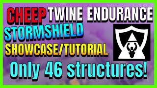 Needs update Cheep AFK Twine Endurance Storm shield build 46 structures with traps  Fortnite STW [upl. by Akerahs816]