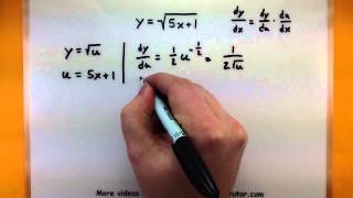 Calculus  Chain rule using Leibniz notation [upl. by Honig543]