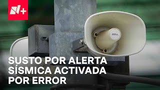 Tensión y nerviosismo tras error en alerta sísmica en CDMX  En Punto [upl. by Adias854]