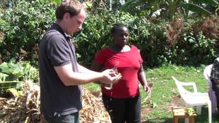 Composting Workshop  demonstrating improved water holding capacity  part 1 [upl. by Tuorah940]