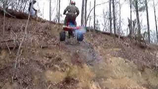 Honda ATC250R Hill Climb FAIL 250R 3 wheeler [upl. by Rossy203]