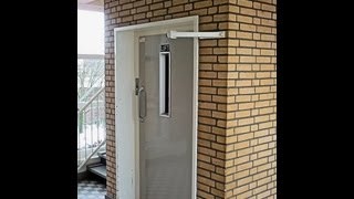 1967 De Reus elevator with old relay at flats P van Akenstraat Roosendaal Netherlands [upl. by Sana]