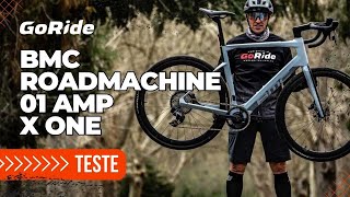 A BMC que dá para estrada e gravel A BMC ROADMACHINE 01 AMP X ONE em ação [upl. by Arodoet]