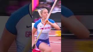 Crazy Women Pole Vault  shorts women fitness [upl. by Fuld710]