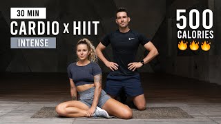 30 MIN FULL BODY CARDIO HIIT Workout Intense No Equipment [upl. by Letsyrc586]