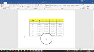 Tutorial 21 of MS Word Basics  How to import table from Excel to MS Word [upl. by Nettle]