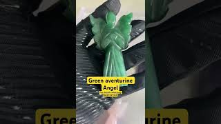 Green aventurine Angel crystalelements healingcrystalsandstones spiritualhealing angels viral [upl. by Calvano867]