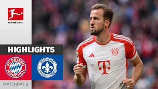 Kane with 56MGoal  FC Bayern München  Darmstadt 98 80  Highlights  Matchday 9 – 202324 [upl. by Ky]