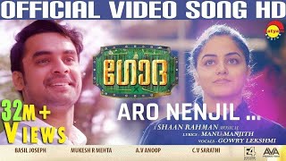 Aaro Nenjil Video Song with Lyrics  Godha Official  Tovino Thomas  Wamiqa Gabbi  Shaan Rahman [upl. by Sunday]