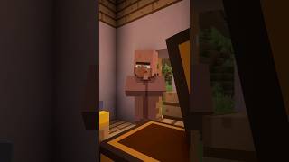 Crazy Villager in Minecraft Part 1 minecraft animation shorts gaming minecraftmemes [upl. by Nnaihs]