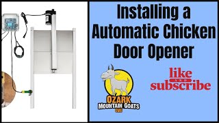 Automatic Chicken Door Opener [upl. by Rinee]