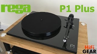 Rega P1 Plus Turntable Unboxing  Hifi Gear [upl. by Nonnahsed]