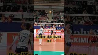 Keçiören Sigorta Shop dan Lila 💥volleyball voleyball volley voleybol volleyballworld [upl. by Nide]