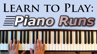 Learn to Play Fast Piano Runs Fills [upl. by Kalil939]