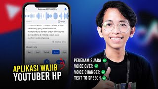 Aplikasi Perekam Suara Terbaik buat YouTuber Modal Hp  WorkinTool TransVoice [upl. by Rowley173]