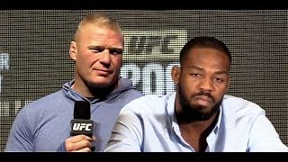 Brock Lesnar Reacts to Jon Jones Being Pulled from UFC 200 It Sucks [upl. by Yenahs]