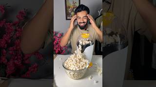 This mini popcorn maker is amazing 😻 popcornmaker review testing [upl. by Rellim]