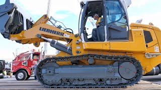 Transporting the Liebherr LR 626 Track loader [upl. by Adnuhser375]