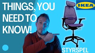 Ikea Styrspel and Thing what you NEED to know Chair Review [upl. by Nimrahc]