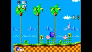 Sonic the Hedgehog Master System  Green Hill 1 018 Speed Run [upl. by Mencher395]