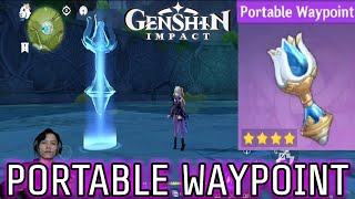 tutorial portable waypoint mondstadt  genshin impact indonesia 71 [upl. by Rolyt]