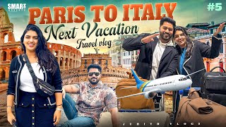 Our Paris to ItalyROMETravel Vlog😍Let’s go to Next Destination✈️మా Luggage కష్టాలు😢Part1 [upl. by Rehpotsrhc586]