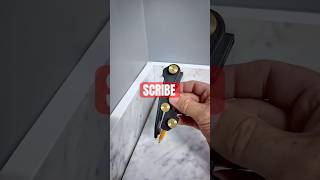 Scribing a Unsquare Corner diy homeimprovement tools [upl. by Aldora]