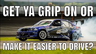 HOW TO  ADD TRACTION To Your Drift Car  BUT DONT RUIN IT [upl. by Yddub25]