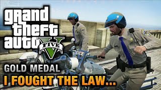 GTA 5  Mission 41  I Fought the Law 100 Gold Medal Walkthrough [upl. by Noryb]