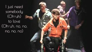 Somebody to love glee lyrics [upl. by Dirrej303]