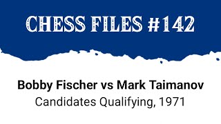 Bobby Fischer vs Mark Taimanov Candidates Qualifying 1971 [upl. by Shoshana]