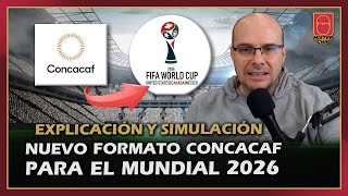 Os explico el NUEVO FORMATO CONCACAF para clasificarse al MUNDIAL 2026 [upl. by Kcirrek]