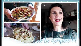 Vlog Famille du 24 fevrier  mousse de yaourt et choux de Bruxelles braisés lardons moutarde [upl. by Ymmas432]