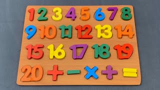 Best Learning Numbers Shapes amp Counting 1  10I Preschool Toddler Learning Toy Video [upl. by Nilesoy]