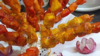 amazing shish tawook recipe شيش طاووق بطريقة مميزة [upl. by Siraved]