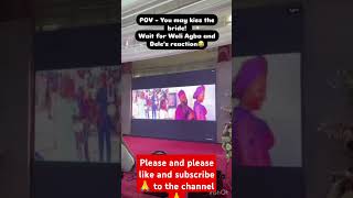 Watch Woli Agba and Deles reaction on Daras wedding day woliagba deleomowoli dara wedding [upl. by Larok]