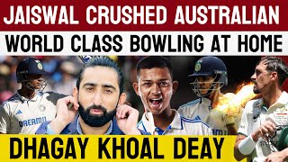 Jaiswal Crushed Australian Bowling At Home  Ind Vs Aus   BGT  Indian Cricket Team  Perth [upl. by Ahsinan]