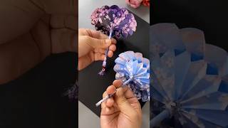 Amazing Handicraft Art with Paper  How to make paper umbrella paperartist paperart paperpiece [upl. by Eneles]