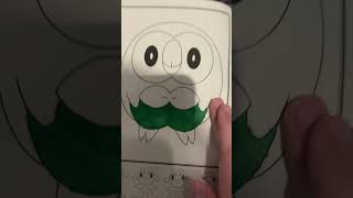 Rowlet colouring [upl. by Neda]