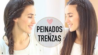 Peinados fáciles con trenzas [upl. by Nelaf835]