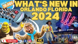 Whats NEW in Orlando Florida for 2024  RIDES ATTRACTIONS amp MORE [upl. by Lossa]