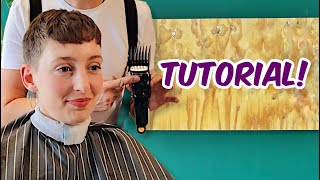 StepbyStep Haircut Tutorial Mastering the longer buzz cut 25mm [upl. by Giulietta]