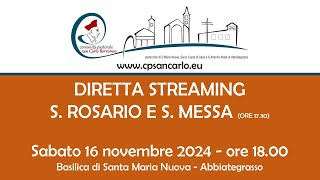 Vespri e S Messa del 16 novembre 2024 ore 1730  Basilica Santa Maria Nuova Abbiategrasso [upl. by Twum]