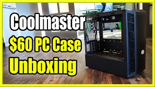 Budget PC Case Cooler Master Masterbox MB311L ARGB Unboxing Under 60 [upl. by Zelda492]