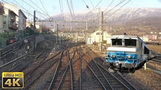 4K Lyon PartDieu  Genève Cornavin en BB22200 🇫🇷 🇨🇭 [upl. by Erasmus]