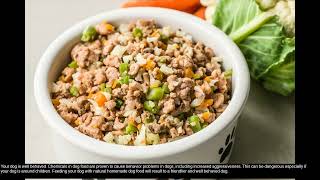 balanced dog food  balanced homemade dog food recipe [upl. by Maice782]